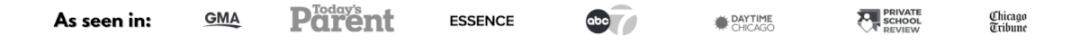 The Critical Thinking Child as seen on GMA, Today’s Parent, Essence, ABC7v Daytime Chicago, Private School Review, and the Chicago Tribune