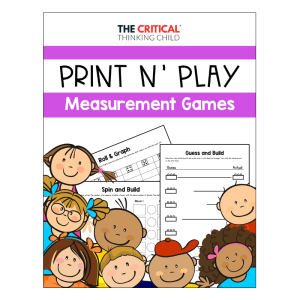 Print and Play Math Games - Measurement for ages 3-6